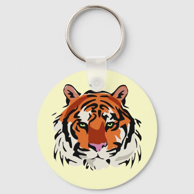 Tiger Keychain Nyckelring (Framsida)
