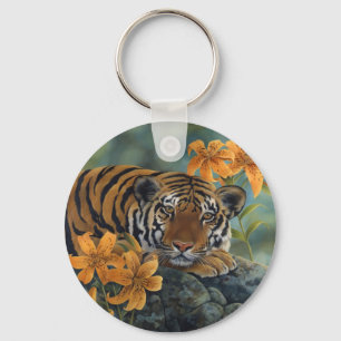 Tiger Keychain Nyckelring