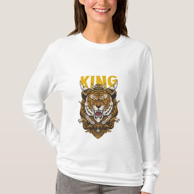tiger king t shirt (Framsida)