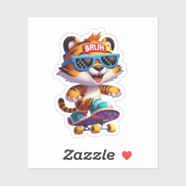 Tiger Klistermärken (Ark)