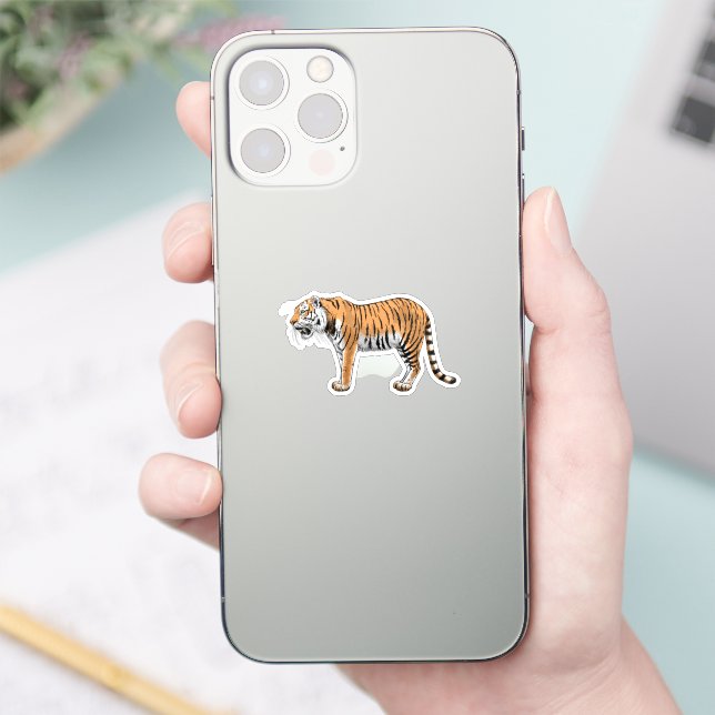 Tiger Klistermärken (Telefon)