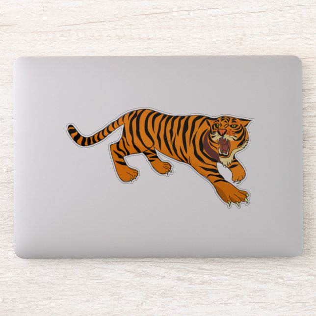 Tiger Klistermärken (Dator)