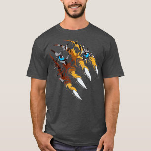 Tiger Klo Wildlife Zoolog Safari Zoo Älskare Zo T Shirt