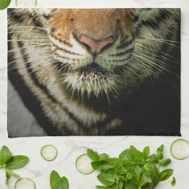 tiger kökshandduk (Vikta)