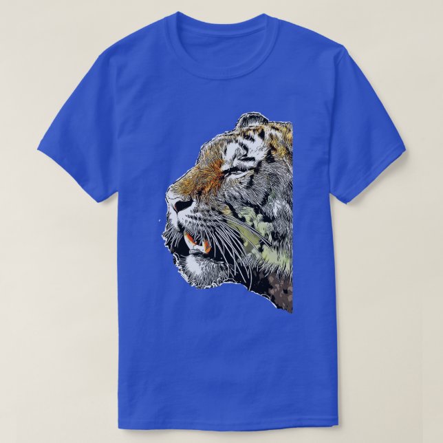 Tiger konst tiger t shirt (Design framsida)