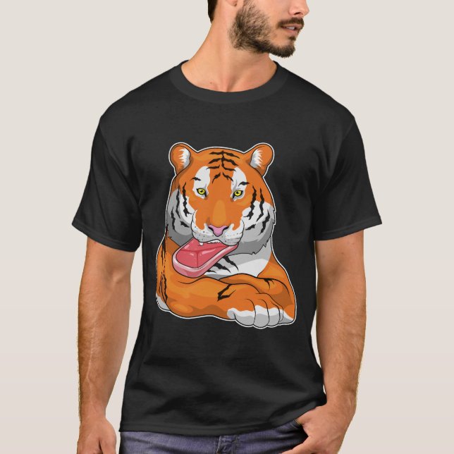 Tiger Kött T Shirt (Framsida)