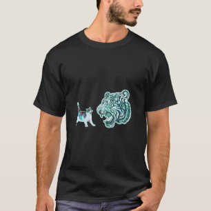 Tiger kung i djungeln och djuren t shirt