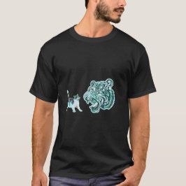 Tiger kung i djungeln och djuren t shirt