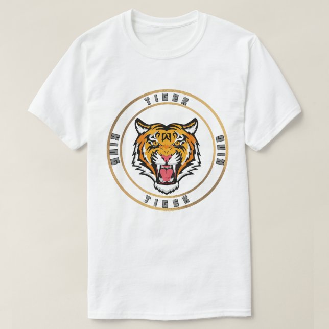 Tiger kung t-shirt (Design framsida)