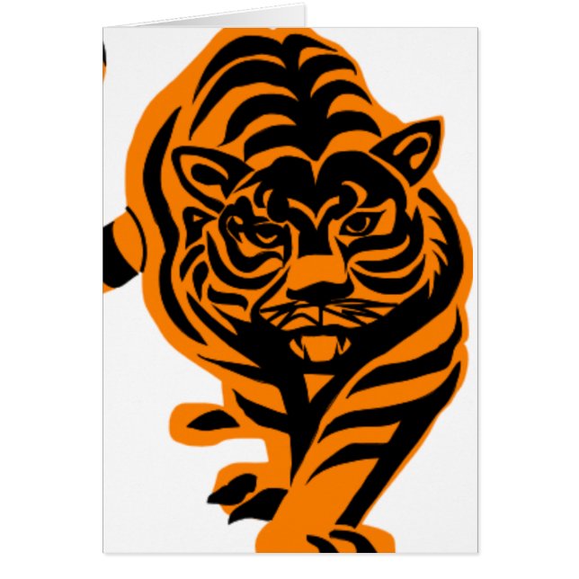 TIGER KUNGEN AV DJUNGELN OBS KORT (Framsidan)