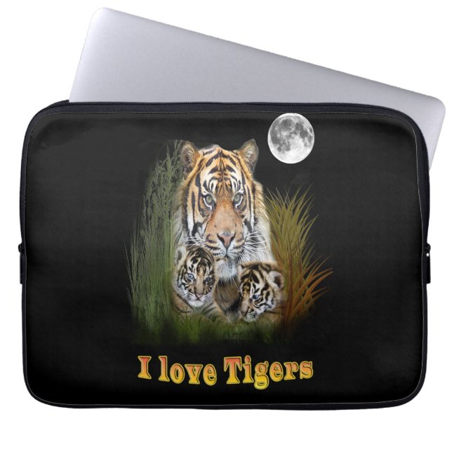 Tiger Laptop Sleeve (Framsidan)