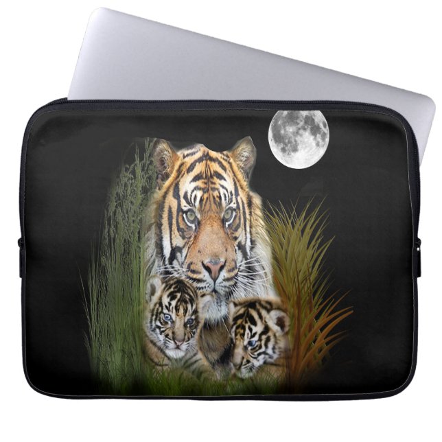 Tiger Laptop Sleeve (Framsidan)