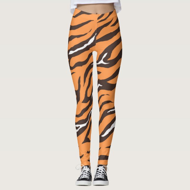 Tiger Legging - Fitness Legging - Sport Legging (Framsida)