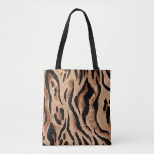 Tiger Leopard: Seamless of Animal Skin Tygkasse