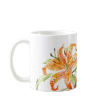 Tiger lilies blommor mugg