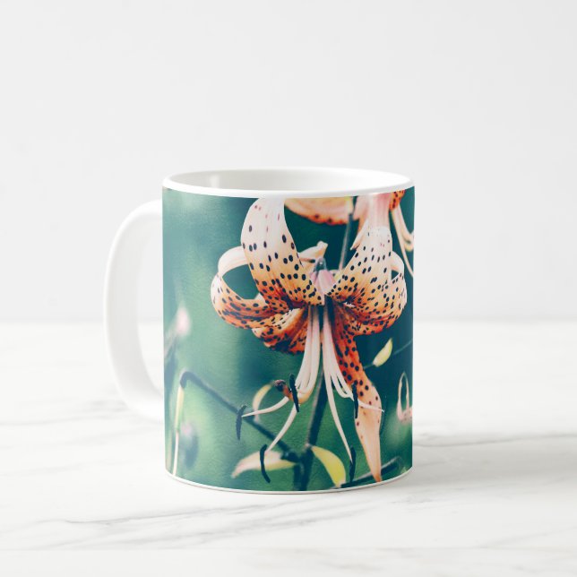 Tiger lilies kaffemugg (Framsida vänster)