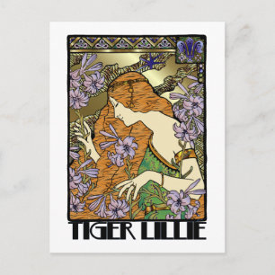 Tiger Lillie Vykort