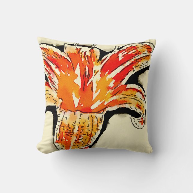 Tiger Lily accent Cushion Kudde (Framsida)