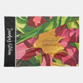 Tiger Lily Blommigt Kökshandduk