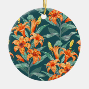Tiger Lily Julgransprydnad Keramik