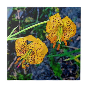 Tiger Lily Kakelplatta