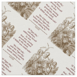 Tiger-Lily kan prata med underlandet. Tyg