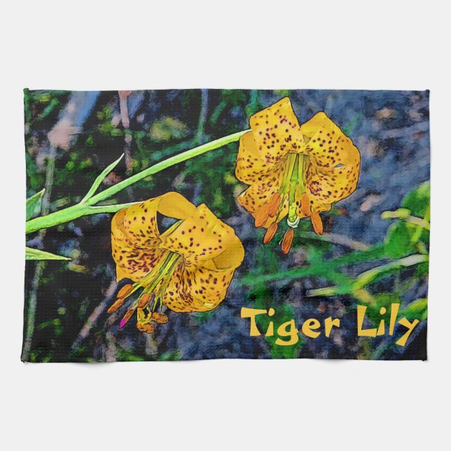 Tiger Lily Kökshandduk (Horisontell)