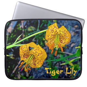 Tiger Lily Laptop Fodral