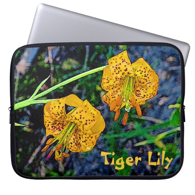 Tiger Lily Laptop Fodral (Framsidan)