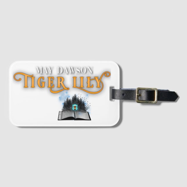 Tiger Lily Luggage Tag Bagagebricka (Framsida horisontal)