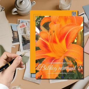 Tiger lily - Namn-dagen Vykort