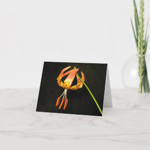 Tiger Lily Note Card Kort