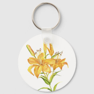 Tiger lily nyckelring