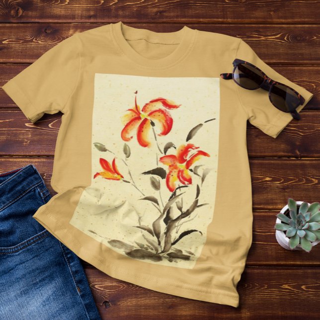 Tiger Lily - röd T Shirt (Skapare uppladdad)