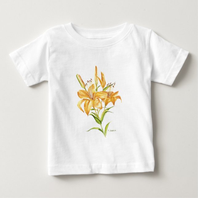 Tiger lily tee shirt (Framsida)