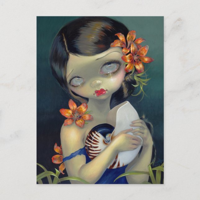 "Tiger Lily, Tiger Nautilus" vykort (Framsida)