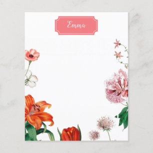 Tiger Lily Tulip och Rosa Flowers