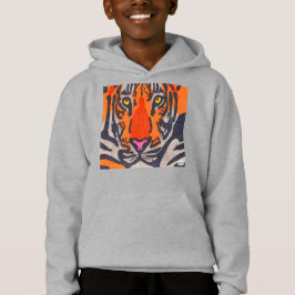 Tiger (livlig) - Pojktröja med huva T Shirt