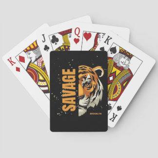 Tiger logotyp-kort casinokort