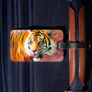 Tiger Luggage Tag Bagagebricka