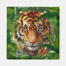 Tiger Magnet - Wildlife Nature Jungle Big Cats