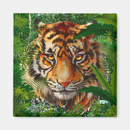 Tiger Magnet - Wildlife Nature Jungle Big Cats