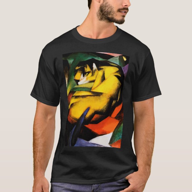 Tiger-målning av Franz Marc T Shirt (Framsida)