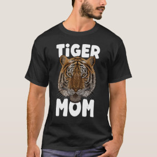 Tiger Mamma Big Cat Mors dag Animal Memine Vild Ti T Shirt