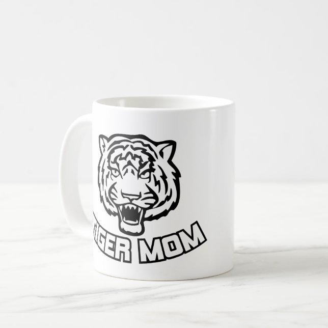 Tiger Mamma-kaffe Mugg (Framsida vänster)