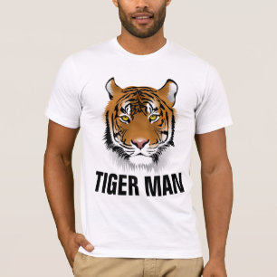 TIGER MAN MANAR mellan T-Shirts och Workout Gym Sh