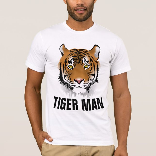 TIGER MAN MANAR mellan T-Shirts och Workout Gym Sh (Framsida)