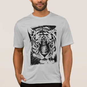 Tiger Manar Activewear Sport-Tek Competitor Silver T Shirt