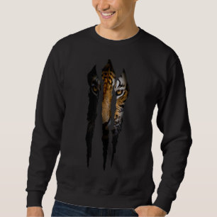 Tiger Manar Zoo Women's Animal Motif 1 Lång Ärmad Tröja