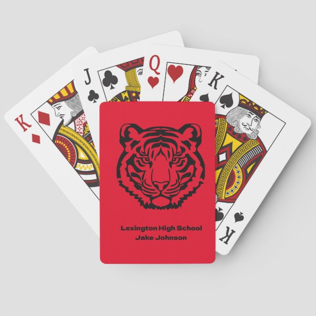 Tiger Maskot  Casinokort (Baksidan)